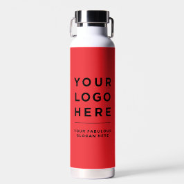 Botella De Agua Your Business Logo Website Custom Water Bottle