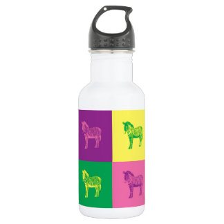 Botella De Agua Zebra de arte pop