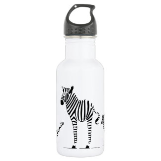 Botella De Agua Zebra Lovers