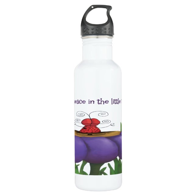 Botella De Agua Zen Ladybug (Anverso)