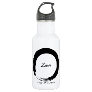 Botella De Agua Zen: Manténganlo Simple