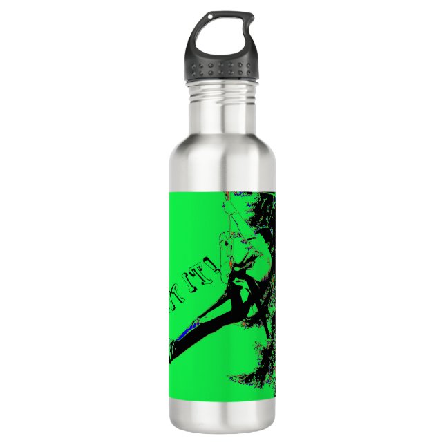 Botella De Agua ¡Zip IT! - Zipline Rider (Anverso)