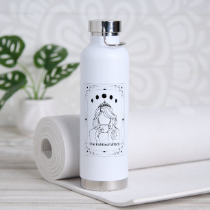 Botella De Agua Zodiaco político bruja feminista tarot personaliza