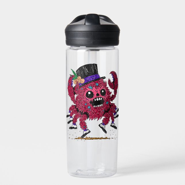 Botella De Agua Zombie Cangrejo de Zapato Suave (Delante)