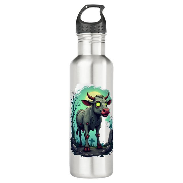 Botella De Agua Zombie Cow Apocalypse (Anverso)