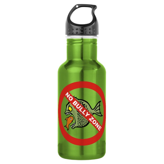 Botella De Agua Zona Libre de Acoso (Anverso)