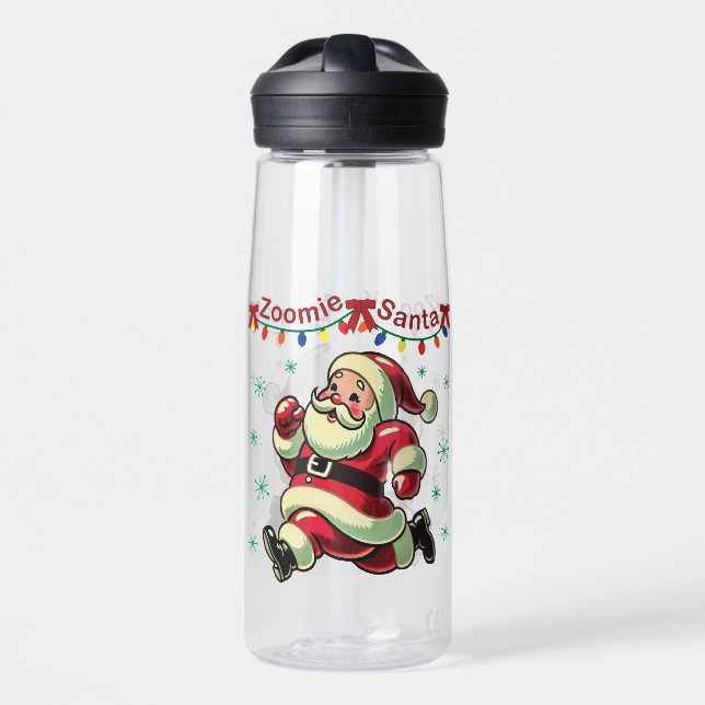 Botella De Agua Zoomie Santa Navidades (Delante)