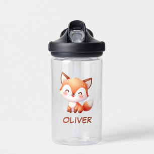 Botella De Agua Zorro bebé lindo personalizado