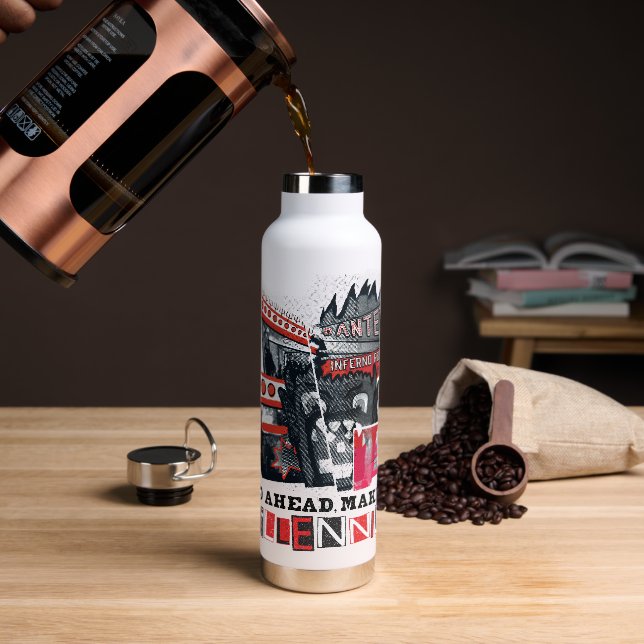 Botella De Agua Zumo de remolacha | Adelante Hacer Mi Millo (Café)