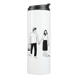 Botella de amor de viaje