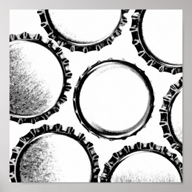 Botella de arte de tapón - Amor a la cerveza (Frente)