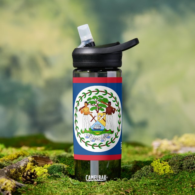 Botella de Belice, bandera patriótica de Belice (Exterior)