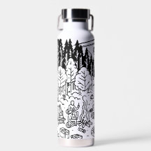 botella de camping