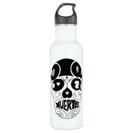 Botella de Dia De Los Muertos Skull