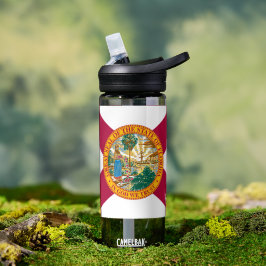 Botella de Florida, bandera patriótica de Florida
