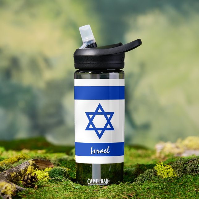 Botella de Israel, bandera patriótica de Israel (Exterior)