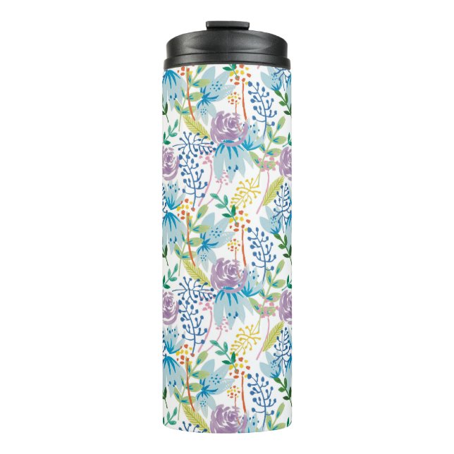 Botella de jardín rosa azul (Anverso)