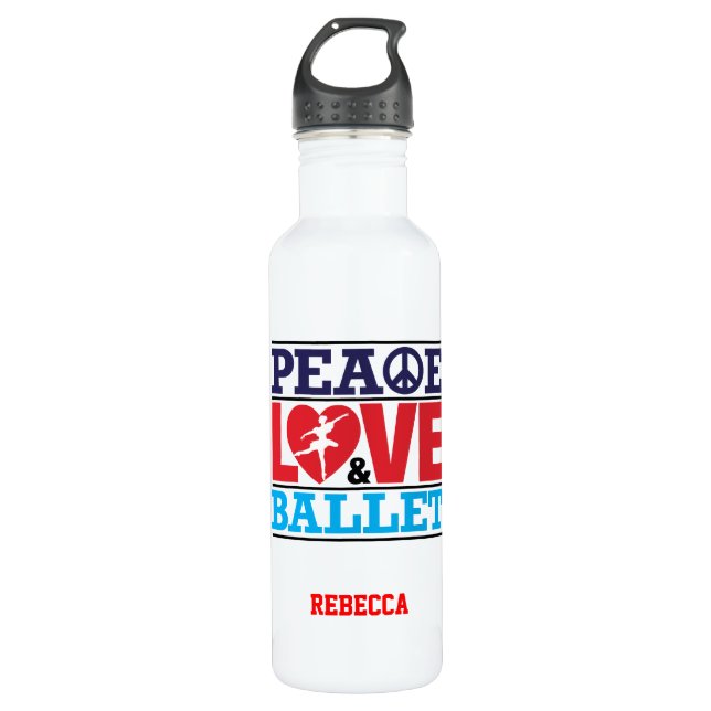 Botella de la libertad de la paz, del amor y del (Anverso)