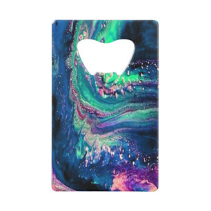 Botella de la tarjeta de crédito Abridor Marble Mu