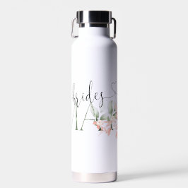 Botella de novia regalos de fiesta de boda floral