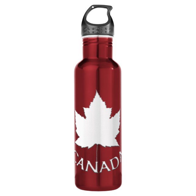 Botella de recuerdo de la bandera de Canadá (Anverso)