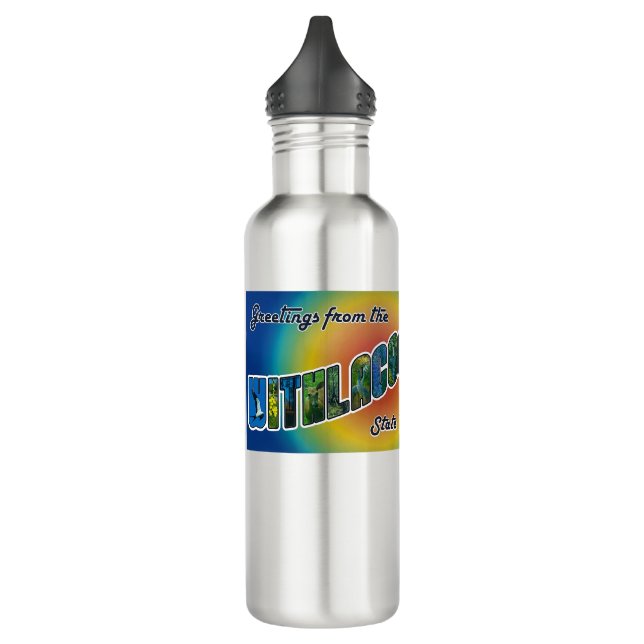 Botella de saludos de senderos estatales de Withla (Izquierda)