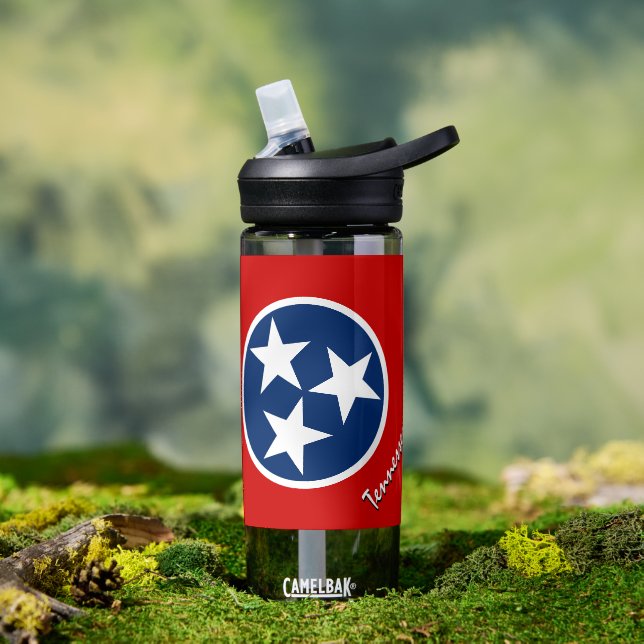 Botella de Tennessee, bandera patriótica de Tennes (Exterior)