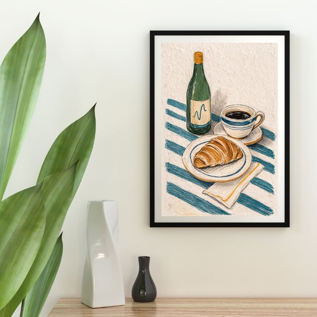 Botella de vid verde, té negro, arte mural de croi (Subido por el creador)