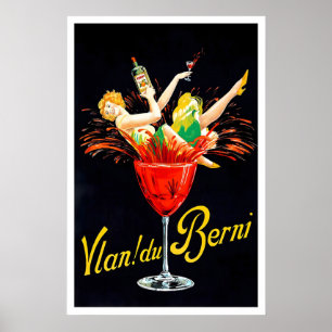 Botella de vino de champán vintage Arte de cocina 
