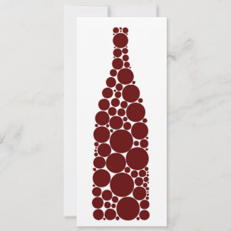 Botella de vino rojo