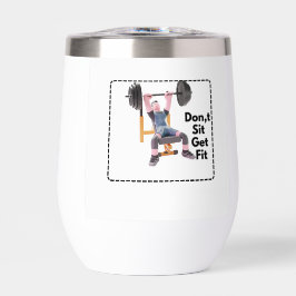 Botella para el gimnasio.