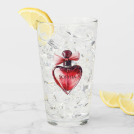 Botella Perfume del Corazón Rojo