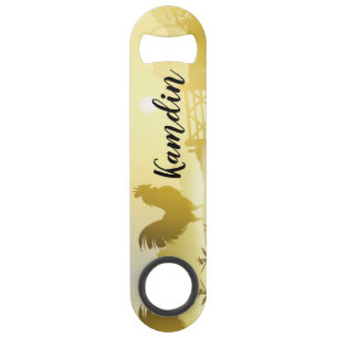 Botella personalizada Abridor soleado de café de g