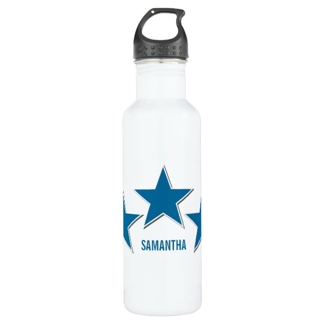 Botella Star Trio Liberty, Azul (Anverso)