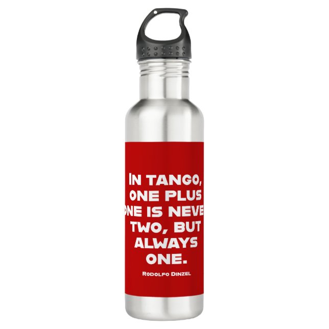 Botella Tango Uno Más Uno Es Siempre Una Cita (Anverso)