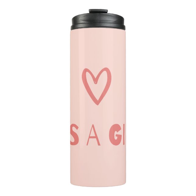 Botella térmica Cute rosa Invitación del bebé del  (Anverso)