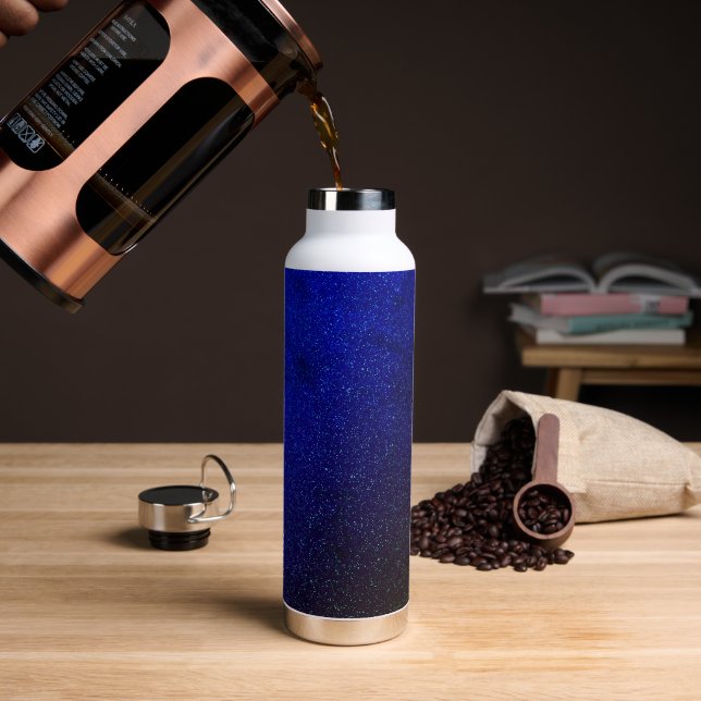 Botella texturizada de agua púrpura (Café)