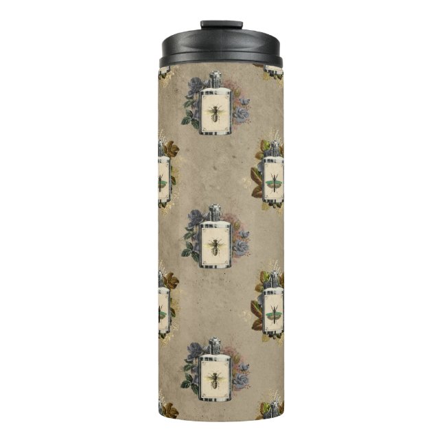 Botellas antiguas de poción floral gótica (Anverso)