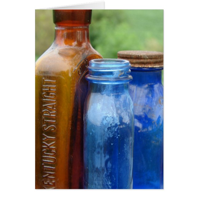 Botellas antiguas encontradas (Frente)