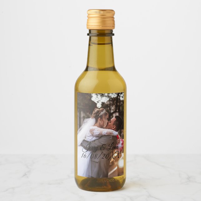 Botellas Bodas personalizadas (Anverso)