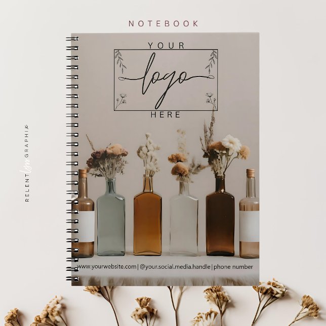 Botellas Boho | Flores | Cuaderno Estético (Subido por el creador)