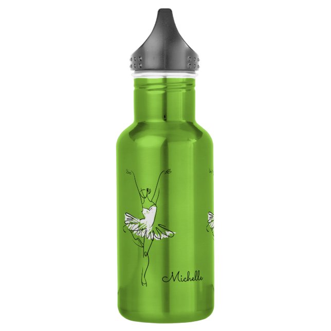 Botellas de agua con nombre propio Ballerina (Izquierda)