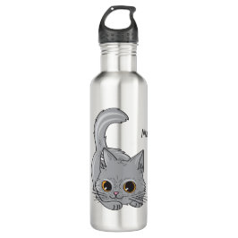 Botellas de agua conocidas de encargo del gatito