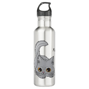 Botellas de agua conocidas de encargo del gatito