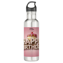 Botellas de agua de cumpleaños