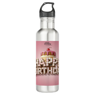 Botellas de agua de cumpleaños