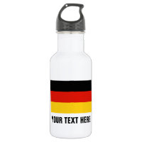 Botellas de agua de la bandera alemana personaliza