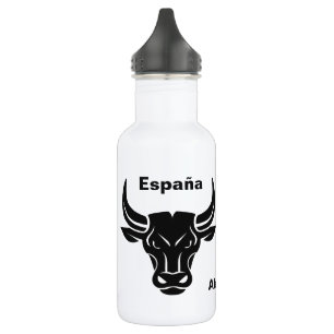 Botellas de agua de texto y nombre personalizado B