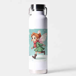 Botellas de agua del hadas de invierno