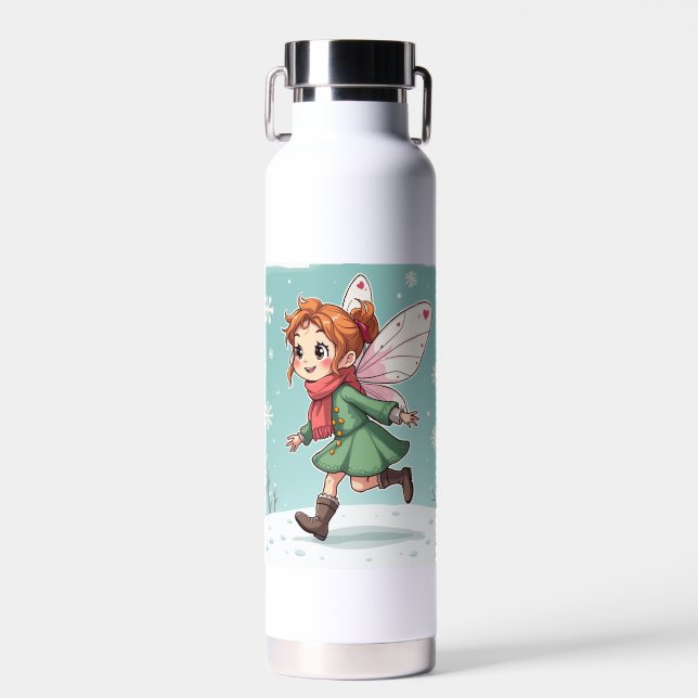 Botellas de agua del hadas de invierno (Delantero)